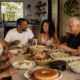 Como eram as comemorações em família com almoço especial de domingo e casa cheia