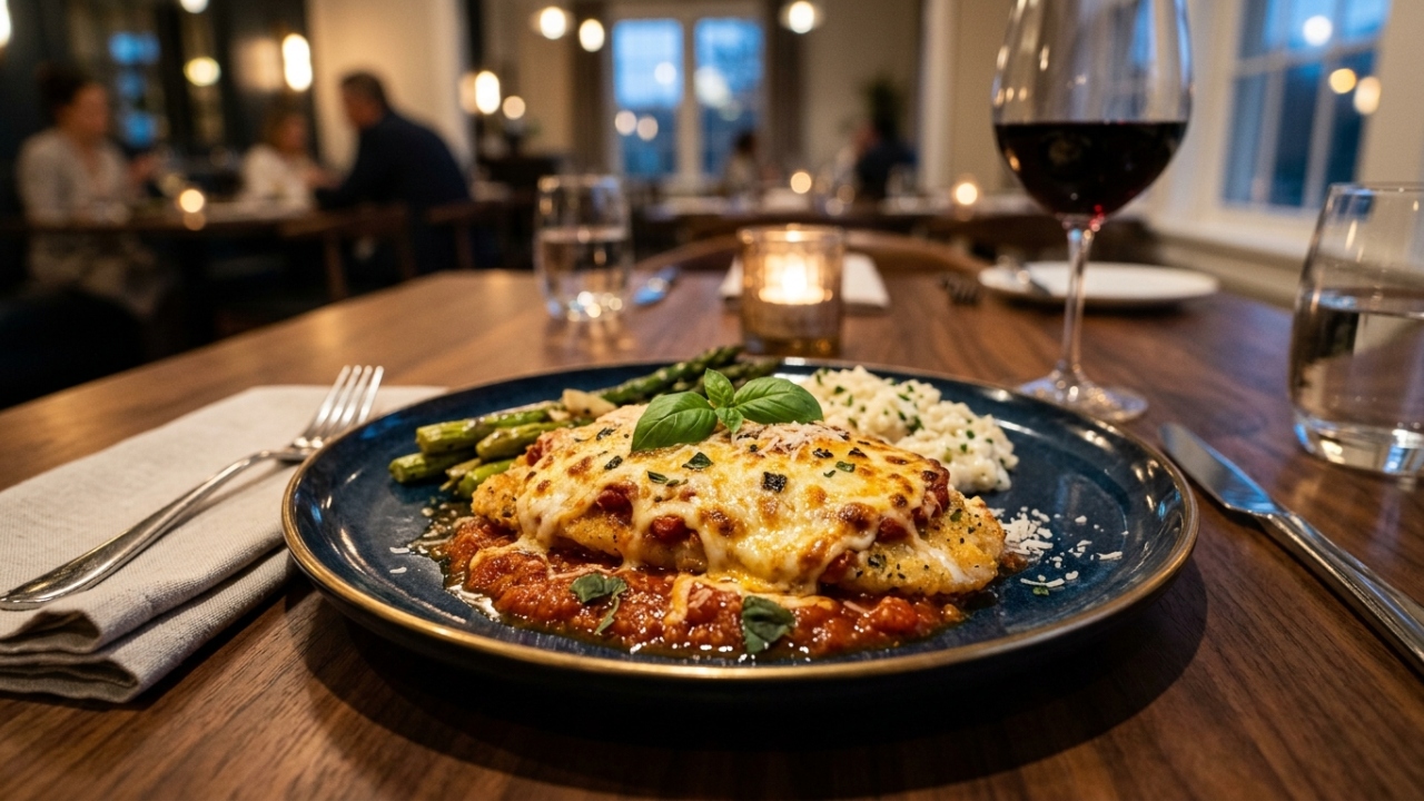 Esse filé de tilápia à parmegiana fica perfeito para servir em jantares caprichados