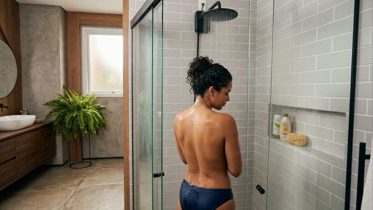 Tomar banho de frente ou de costas para o chuveiro? Há diferenças para a pele, cabelo e limpeza