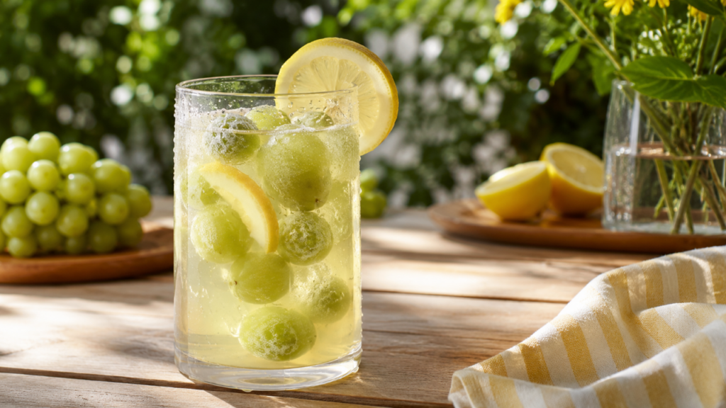 Adeus gelo derretido: uvas congeladas deixam o copo bonito e preservam o sabor