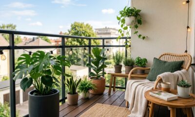 Plantas em casa ficam mais bonitas quando a varanda é organizada do jeito certo