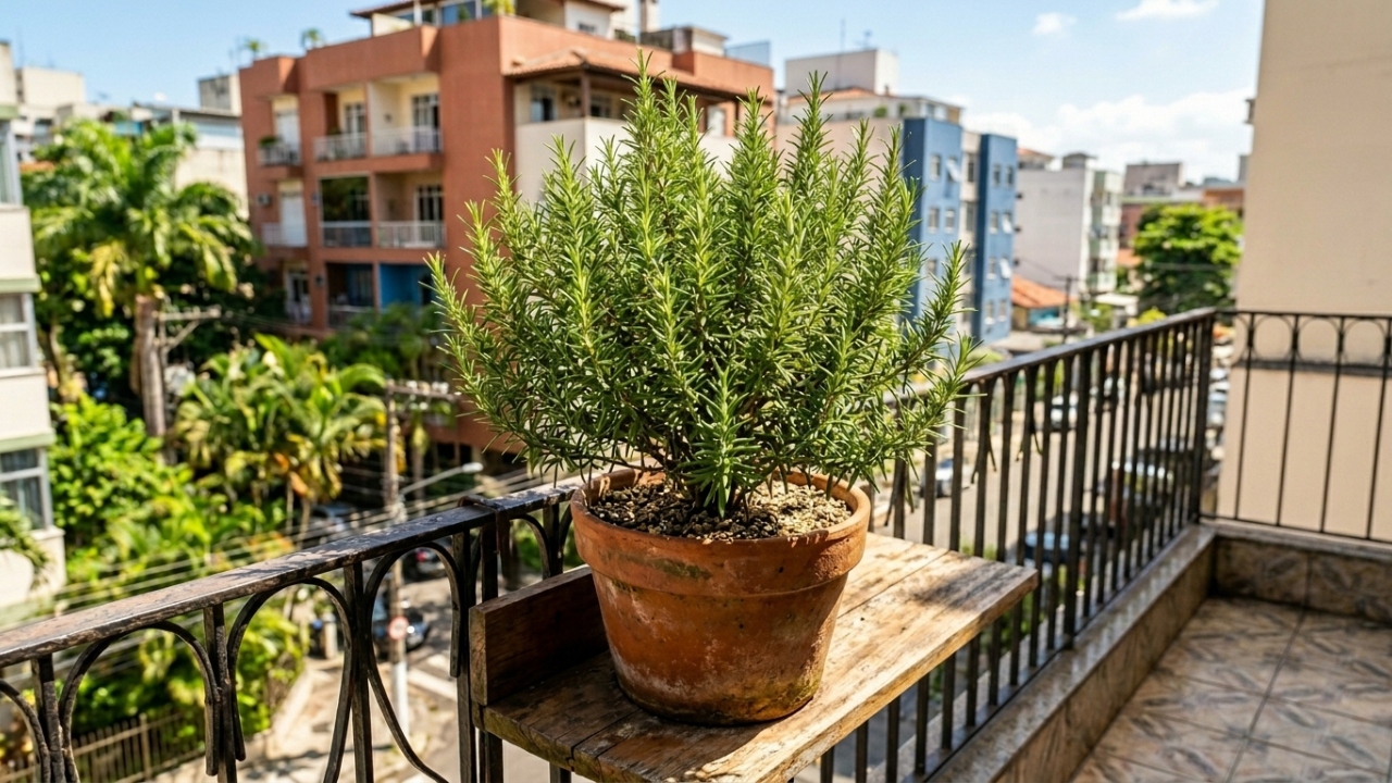 Como plantar alecrim em vaso e evitar que ele fique fraco com o passar das semanas