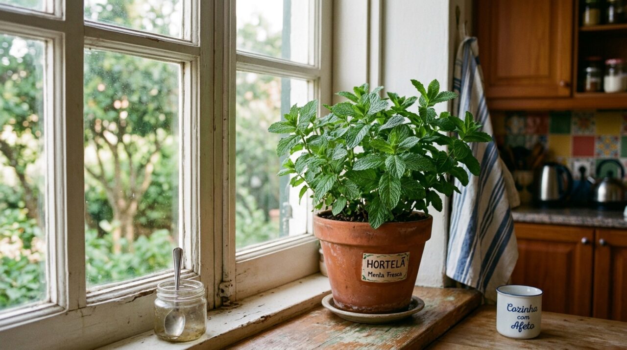 Essa planta é fácil de cultivar, folha aromática rica em antioxidantes que ajuda na digestão cresce até na janela da cozinha