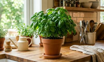 Como plantar manjericão em casa e evitar que a planta murche poucos dias depois do cultivo