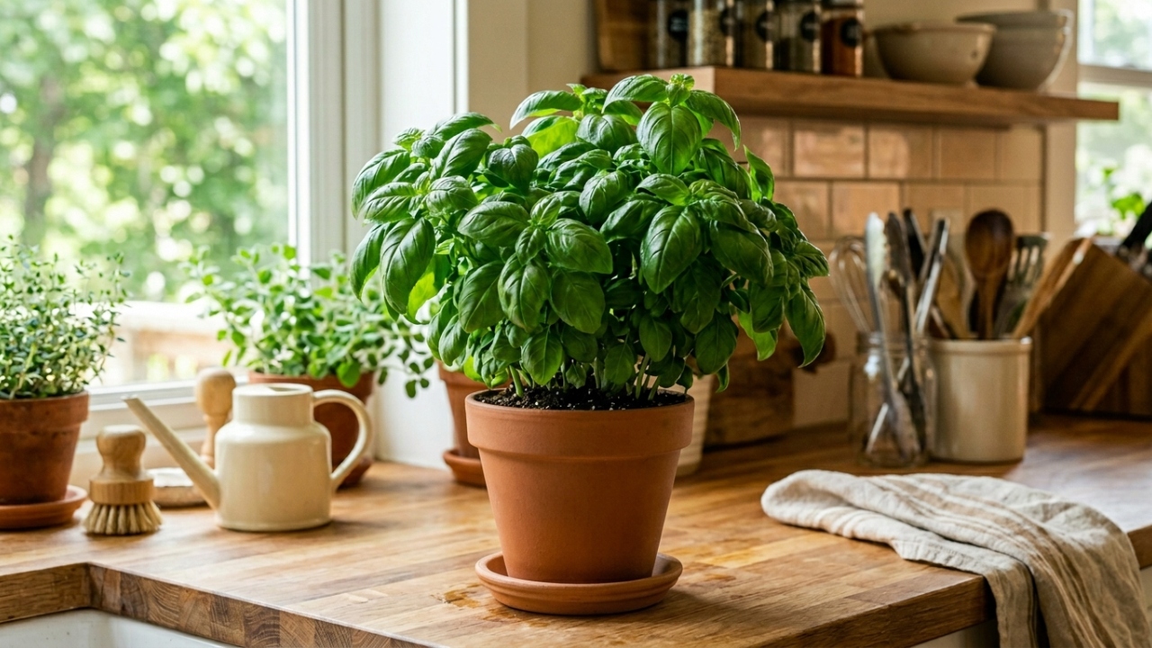 Como plantar manjericão em casa e evitar que a planta murche poucos dias depois do cultivo