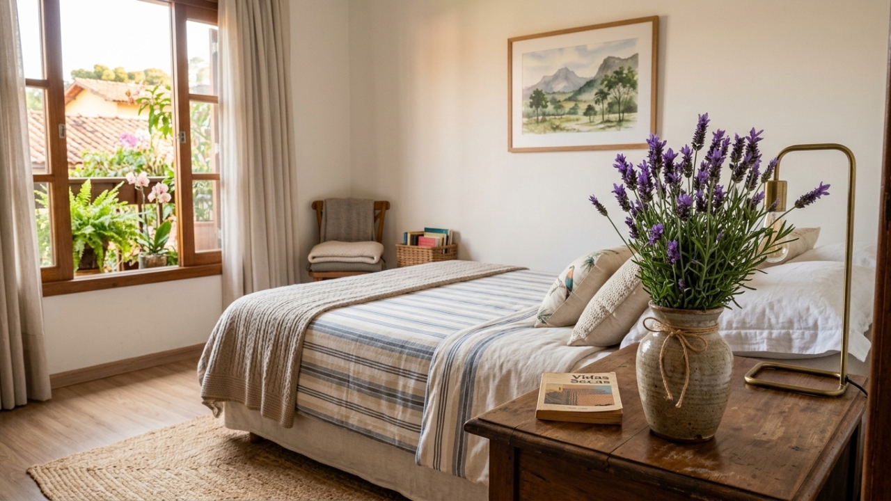 O efeito relaxante da lavanda que faz muita gente levar a planta para perto da cama