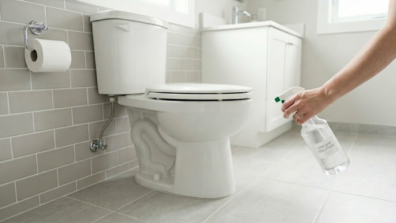 Borrifar vinagre ao redor do vaso sanitário: por que é recomendado e para que serve