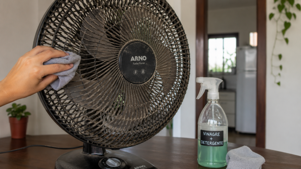 O jeito fácil de limpar ventilador sem desmontar e deixar o vento mais fresco no calor