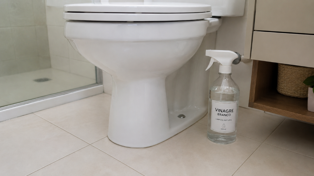 Adeus cheiro ruim no banheiro: esse truque com vinagre ajuda na limpeza do vaso sanitário