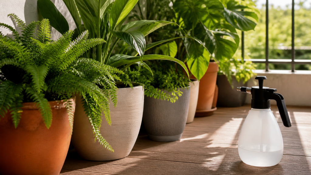 O truque com vinagre que ajuda no quintal, mas vira problema quando chega perto das plantas