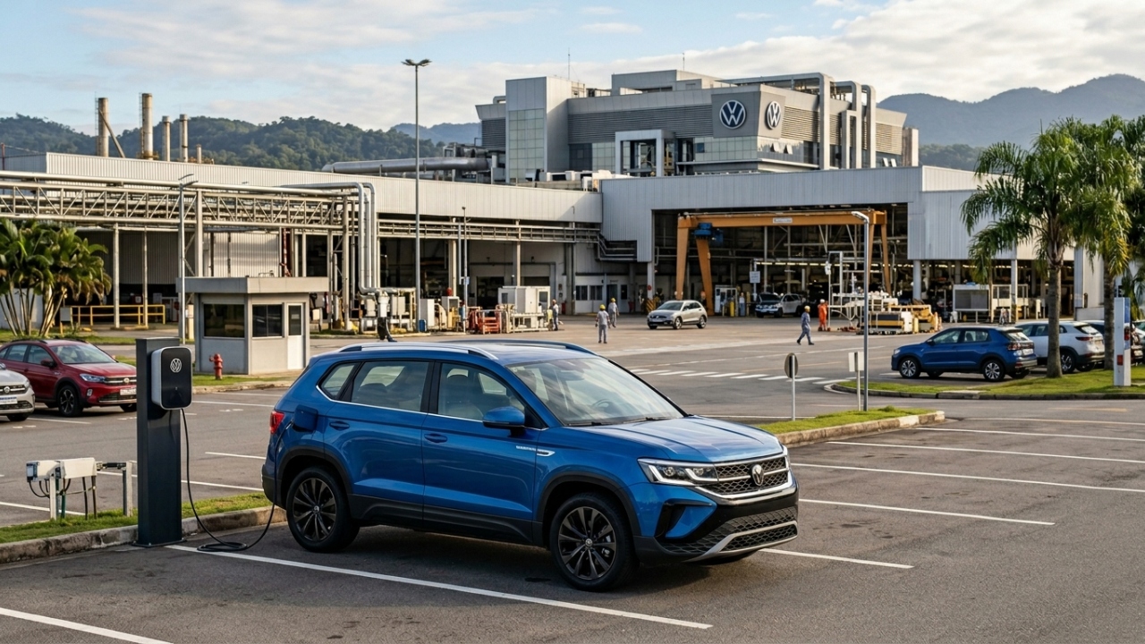 Volkswagen prepara Taos híbrido nacional com até 170 cv para 2028