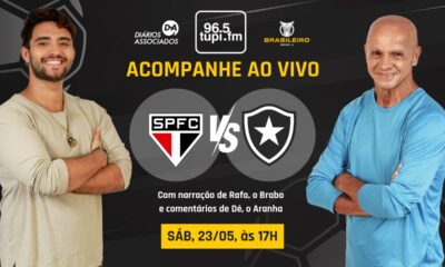 Ao vivo: Botafogo enfrenta o São Paulo pelo Brasileirão