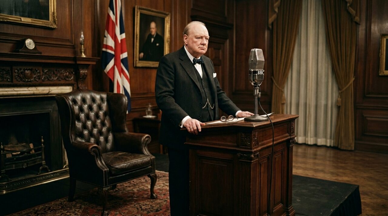 Winston Churchill: "É preciso coragem para se levantar e falar; é preciso coragem para se sentar e ouvir."