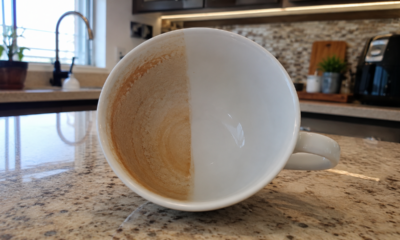 A mistura caseira que salva xícaras manchadas de café antes que você pense em jogar fora