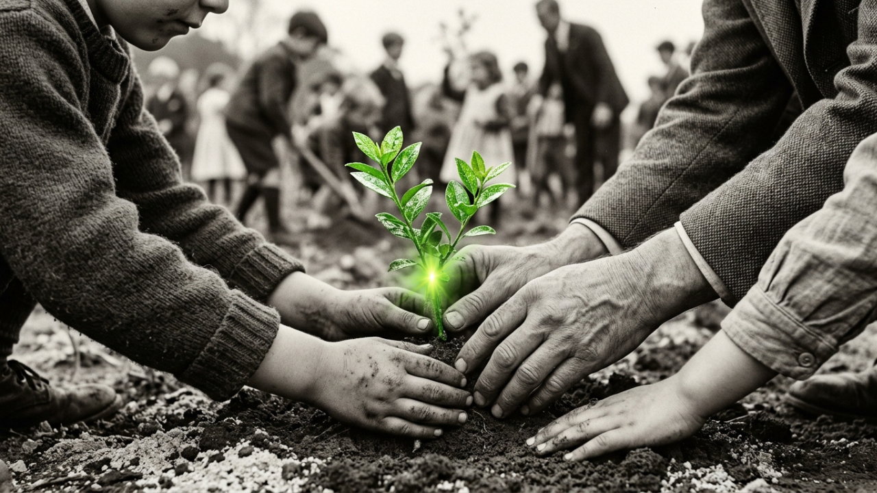 Em 1902, cerca de 500 crianças plantaram 242 mudas na 1ª Festa das Árvores e formaram uma cidade verde inteira com o primeiro ato ecológico do Brasil