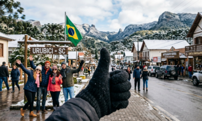 Com recorde histórico de –17,8 °C, essa é a pequena cidade mais fria do Brasil e fica a poucas horas de Florianópolis