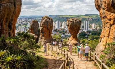 Com rochas de 300 milhões de anos no quintal, a 4ª maior cidade do Paraná une indústria pesada e geologia rara