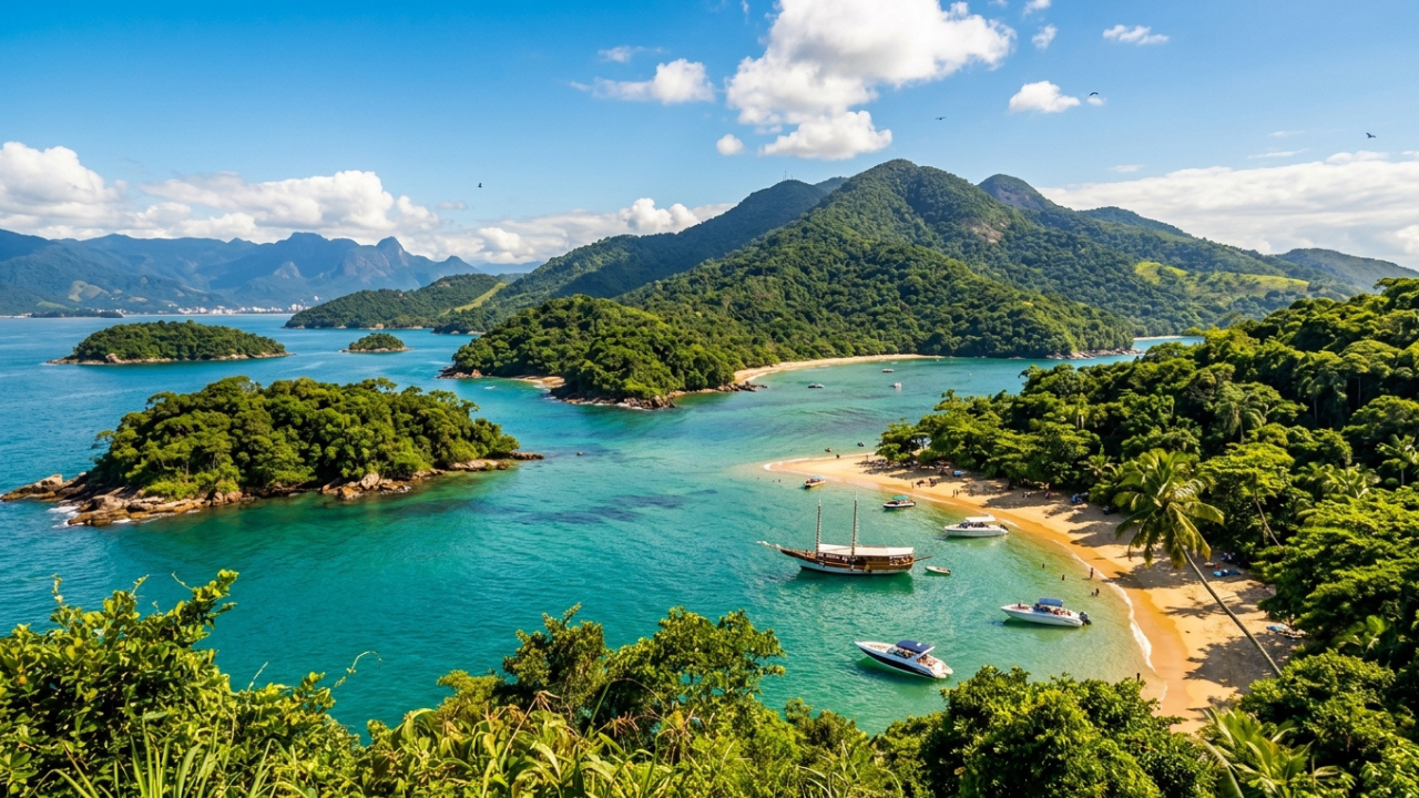 Com 365 ilhas para 365 dias do ano, a maior ilha do Rio de Janeiro tem 2.000 praias com 85% da sua vegetação preservada