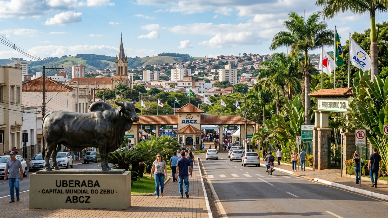 A “Capital Mundial do Zebu” une a força do agronegócio com a tranquilidade de uma vida leve no interior e conquista moradores