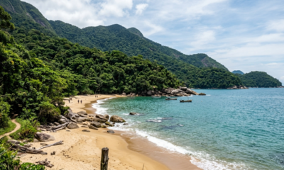 A maior ilha marítima do Brasil, com 94% de Mata Atlântica e 21 naufrágios, impressiona com praias selvagens e cenários quase intocados
