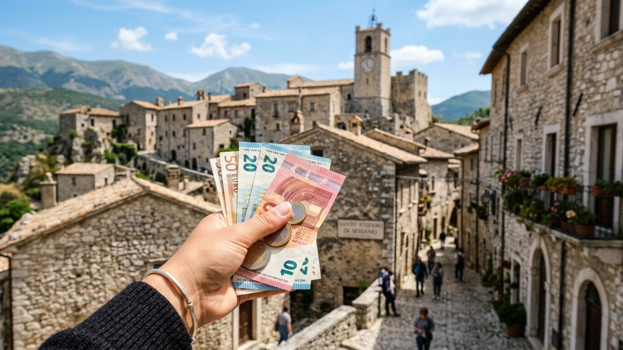 A vila medieval na Itália que paga para você morar lá com aluguel quase grátis e apoio financeiro da prefeitura