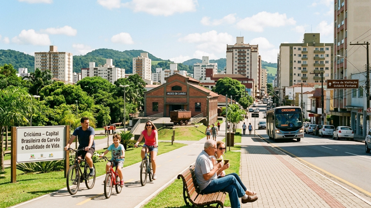 Com alta de 11% na chegada de novos moradores, a “Capital do Carvão” se consolida como destino de qualidade de vida