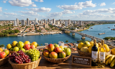 No sertão nordestino, essa cidade produz 60% das frutas do Brasil e ganhou o selo de vinhos único no mundo