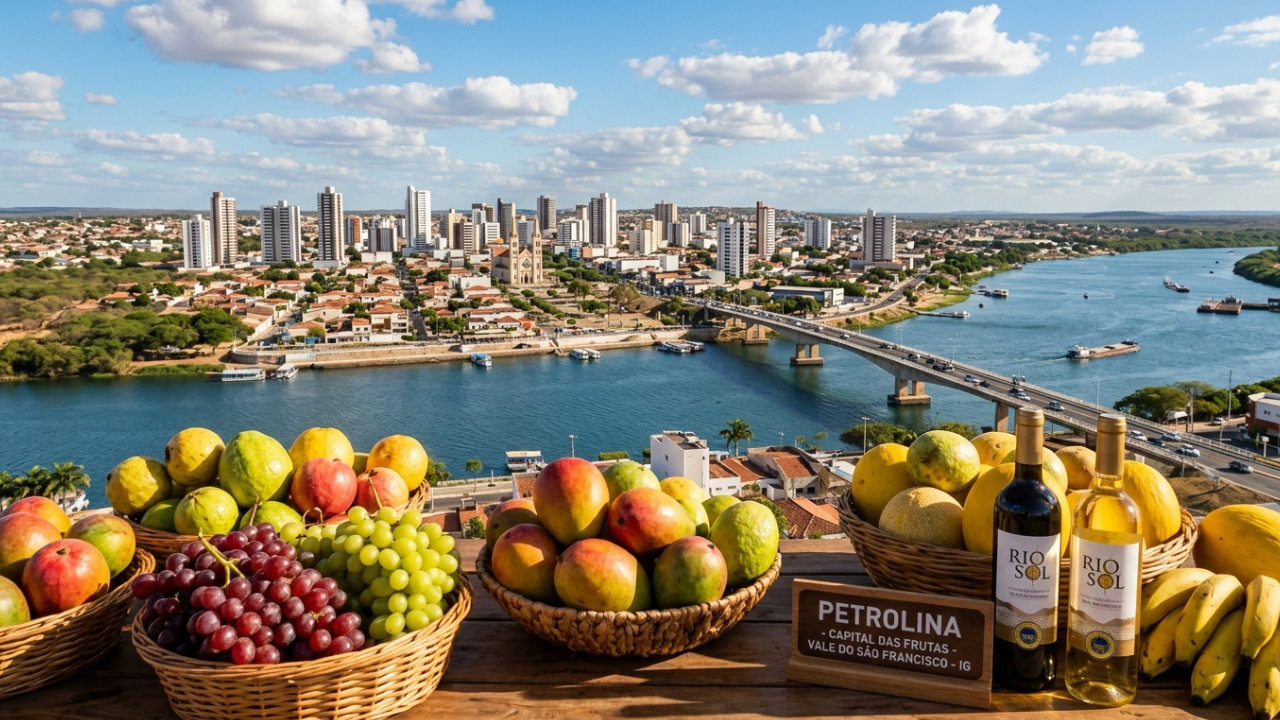No sertão nordestino, essa cidade produz 60% das frutas do Brasil e ganhou o selo de vinhos único no mundo