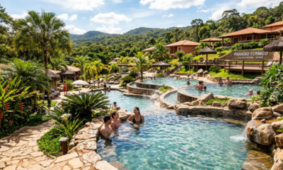 Um paraíso escondido no Goiás onde águas quentes aliviam o estresse e garantem bem-estar e lazer o ano inteiro