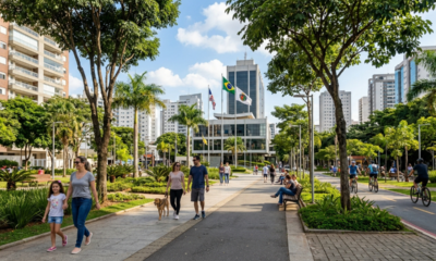 Menor que um bairro de São Paulo, essa cidade com 100% de saneamento e sem favelas é referência em qualidade de vida e progresso urbano