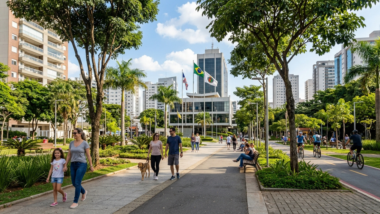 Menor que um bairro de São Paulo, essa cidade com 100% de saneamento e sem favelas é referência em qualidade de vida e progresso urbano