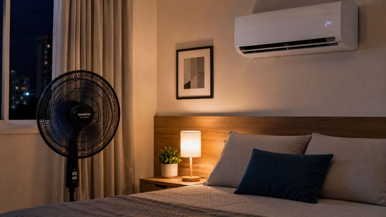 Ventilador gasta energia mais que ar-condicionado? A resposta pode surpreender muita gente