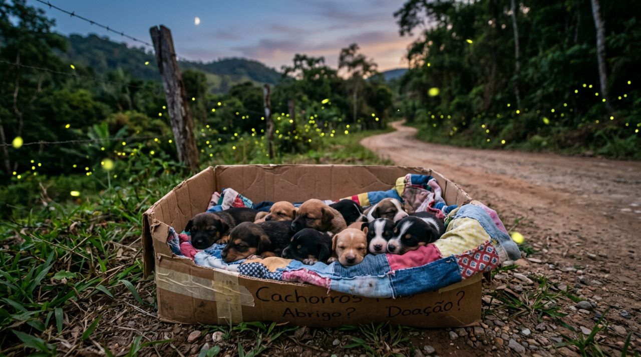 Dez bebês abandonados foram encontrados em caixa coberta por cobertor