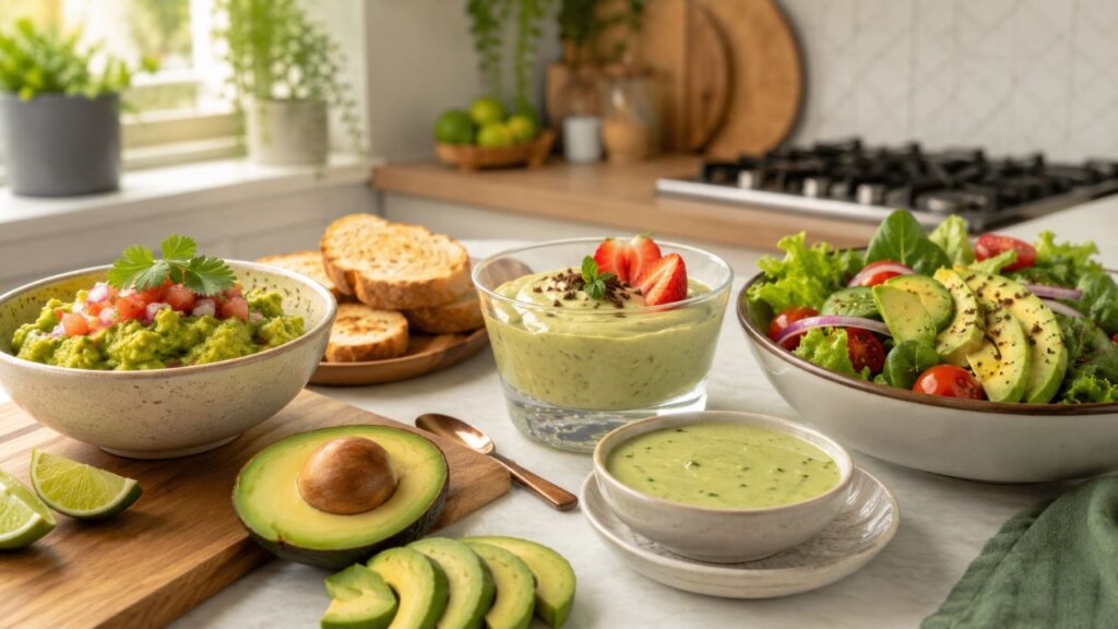 O abacate dá cremosidade a receitas sem depender de muitos ingredientes