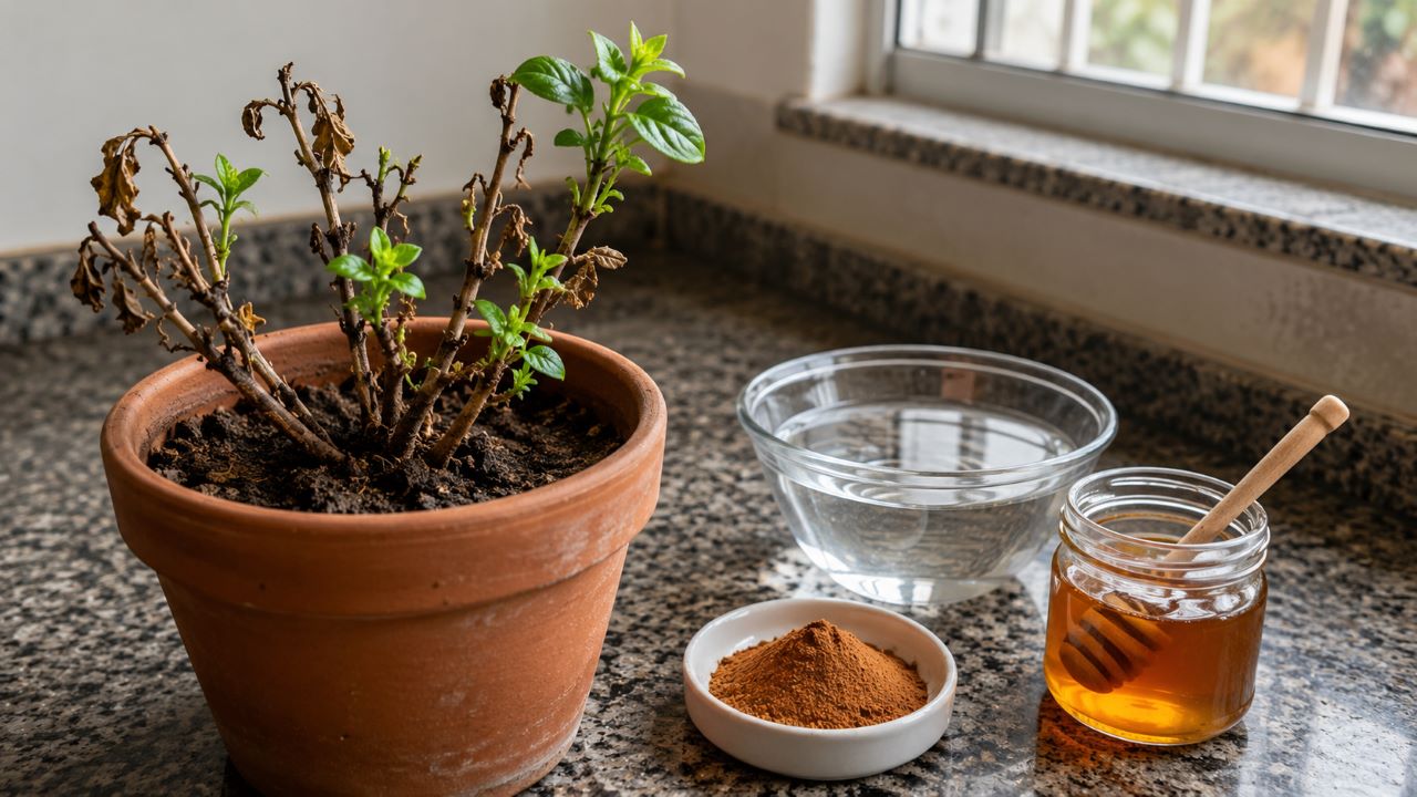 Esse adubo caseiro simples pode fortalecer plantas fracas no vaso