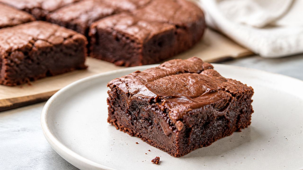 Receita de brownie de Nutella com 3 ingredientes para fazer uma sobremesa fácil e molhadinha