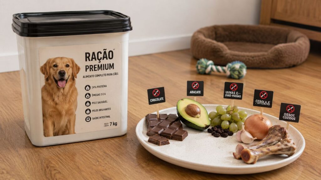 Chocolate, uva, cebola, alho e xilitol nunca devem ser oferecidos aos cães