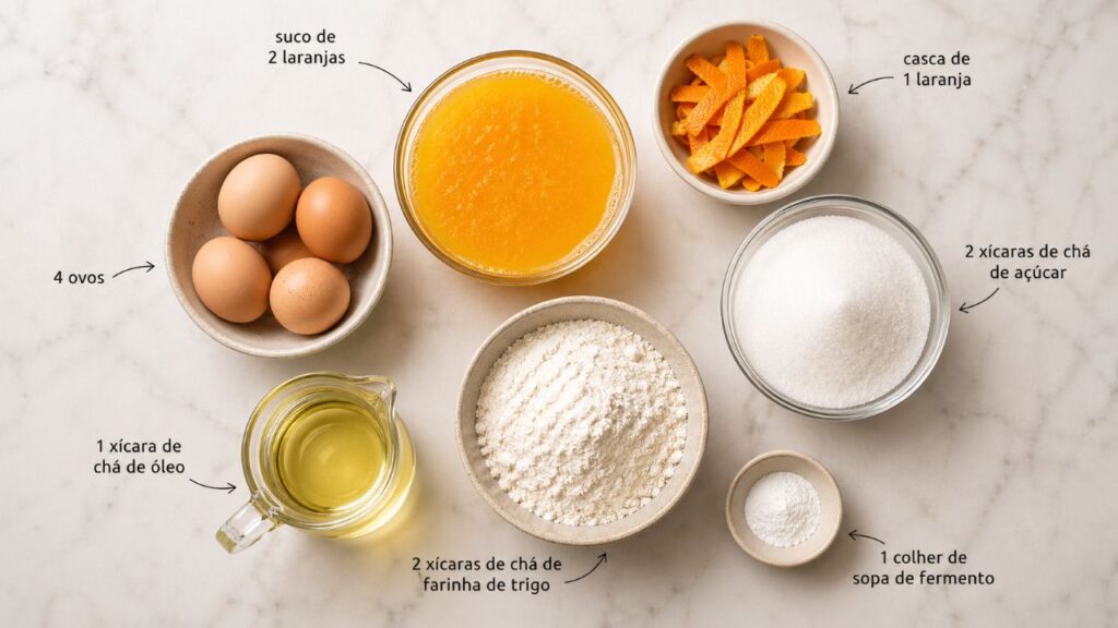 Esse bolo de laranja fica macio e úmido na medida, perfeito para servir com café fresquinho