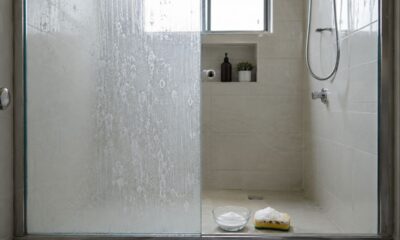 Lavar o box do banheiro com detergente e bicarbonato: para que serve e por que é recomendado