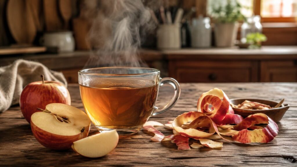 Chá de casca de maçã é uma forma simples de aproveitar melhor a fruta no dia a dia