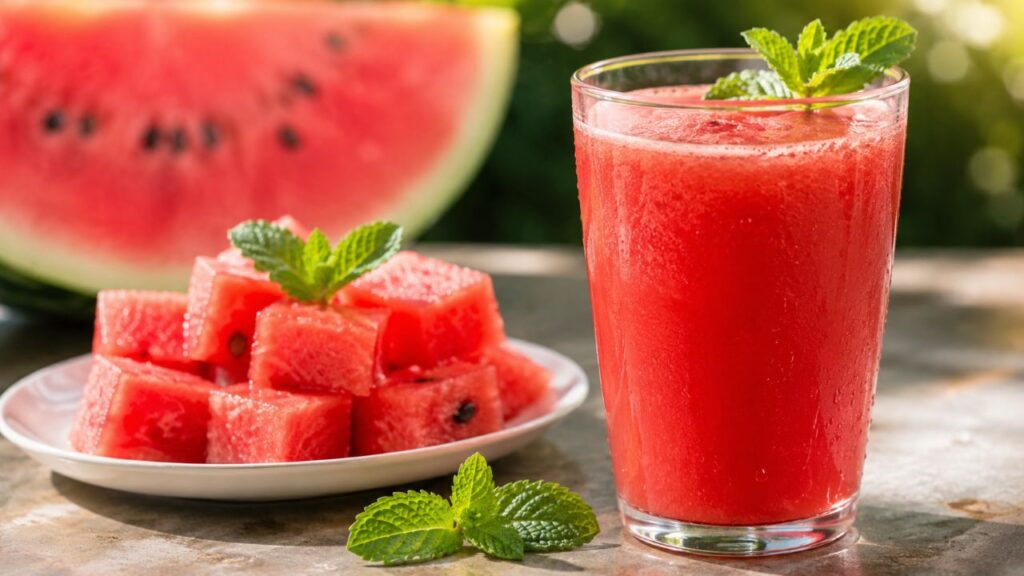 Fruta rica em água pode virar lanche leve, suco natural ou sobremesa refrescante