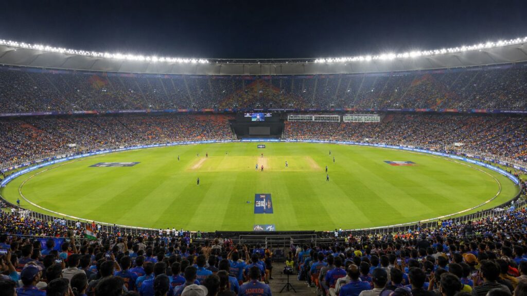 Arena na Índia virou símbolo de grandiosidade no esporte mundial