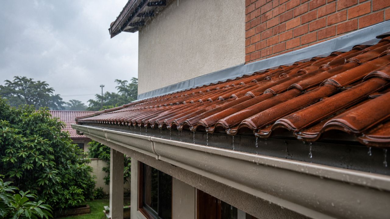 Revisar calhas e rufos antes da chuva ajuda a evitar goteiras