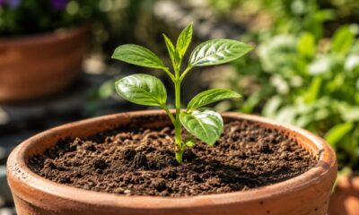 Um detalhe na terra pode fazer a muda crescer forte desde o começo