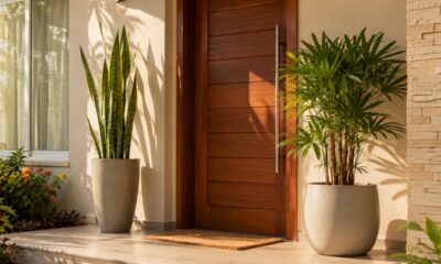 As plantas para entrada da casa que deixam a fachada mais bonita e cheia de vida