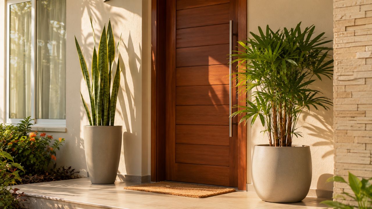 As plantas para entrada da casa que deixam a fachada mais bonita e cheia de vida