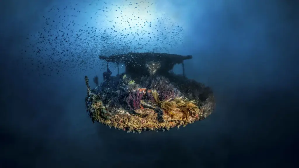 Pesquisadores da Marinha escanearam o fundo do mar e rastrearam um sinal. Então, encontraram um naufrágio impressionante de 500 anos