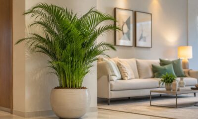 Quem gosta de visual tropical pode apostar na areca-bambu dentro de casa