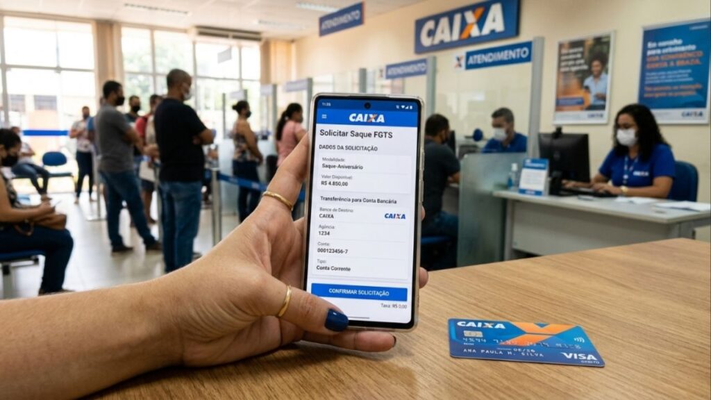 Como sacar o FGTS pelo celular sem ir ao banco: passo a passo completo