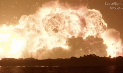 Foguete New Glenn, da Blue Origin, explode durante teste de ignição antes de voo da Amazon